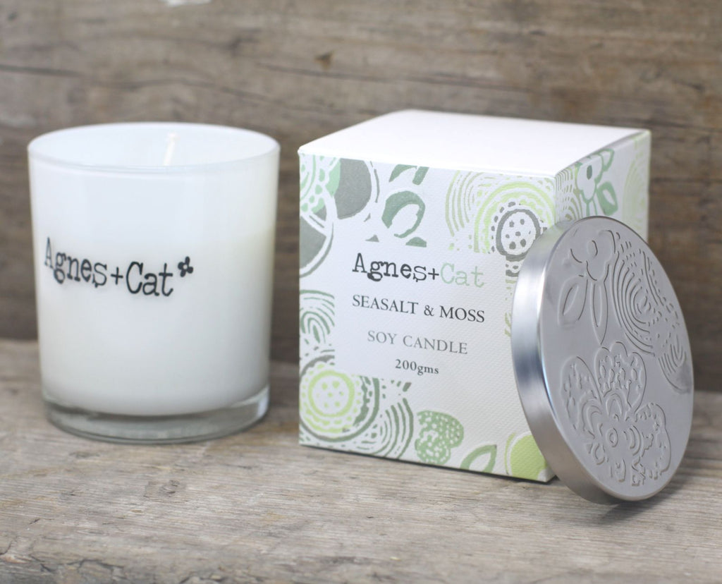 Agnes + Cat Votive Candle - Velvet Moon | Velora