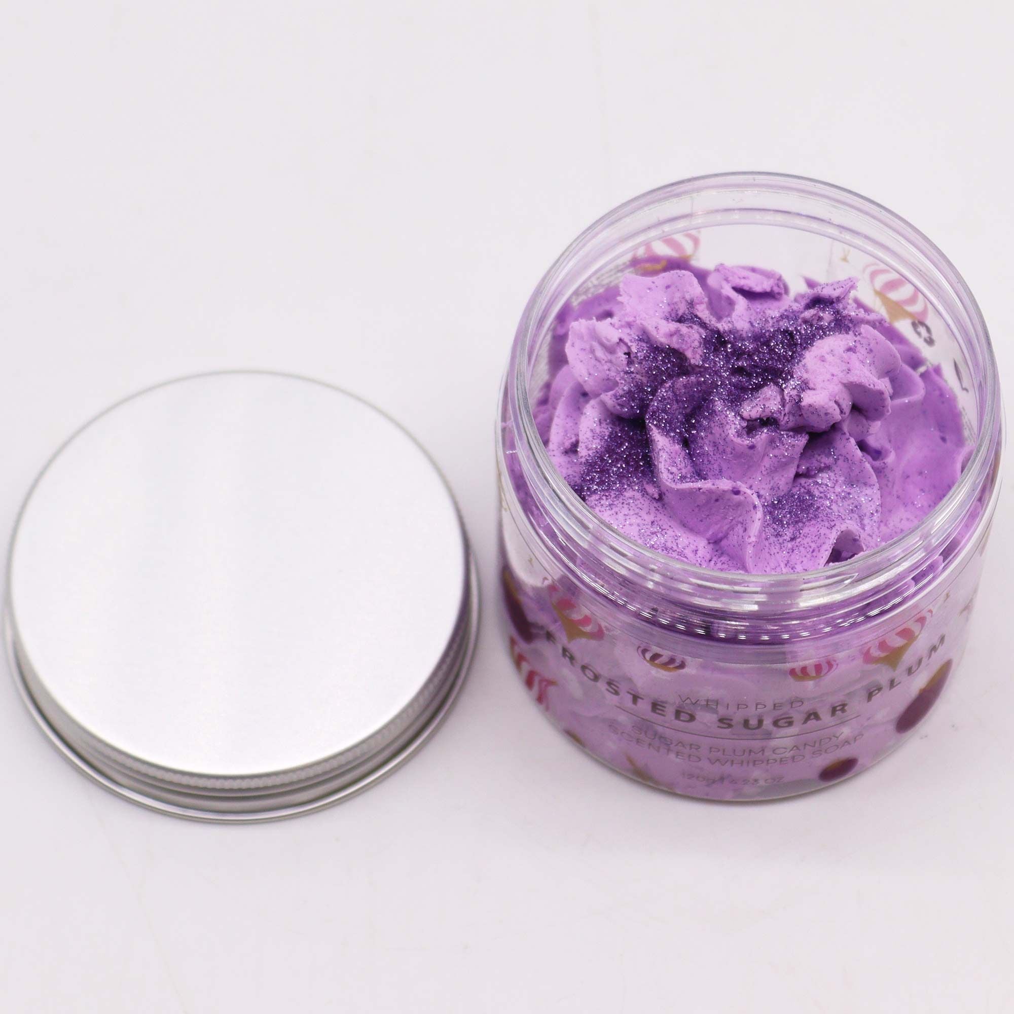 Frosted Sugar Plum Whipped Soap - 120g | Velora
