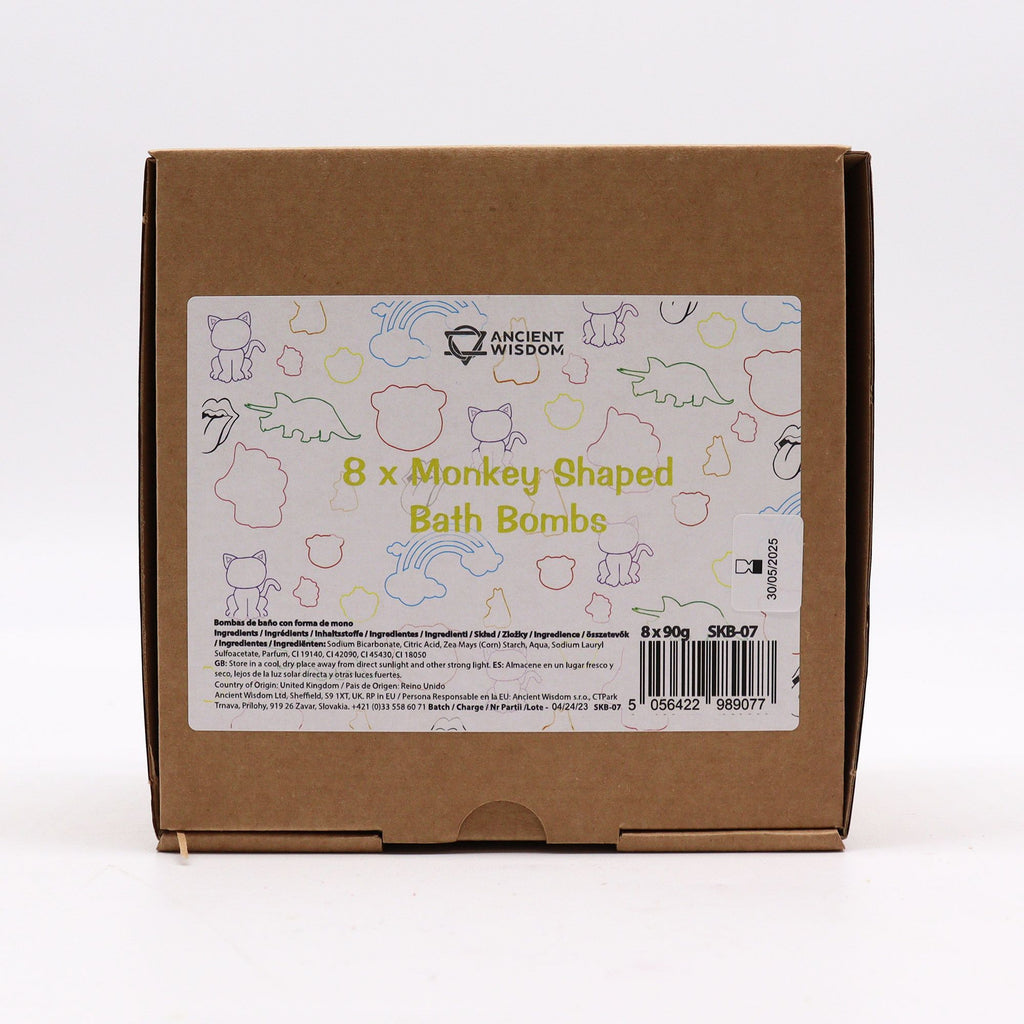 Monkey Bath Bomb - Guava & Strawberry | 90g | Velora