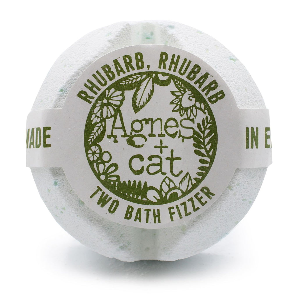 Agnes + Cat Bath Fizzer - Rhubarb Rhubarb | Velora