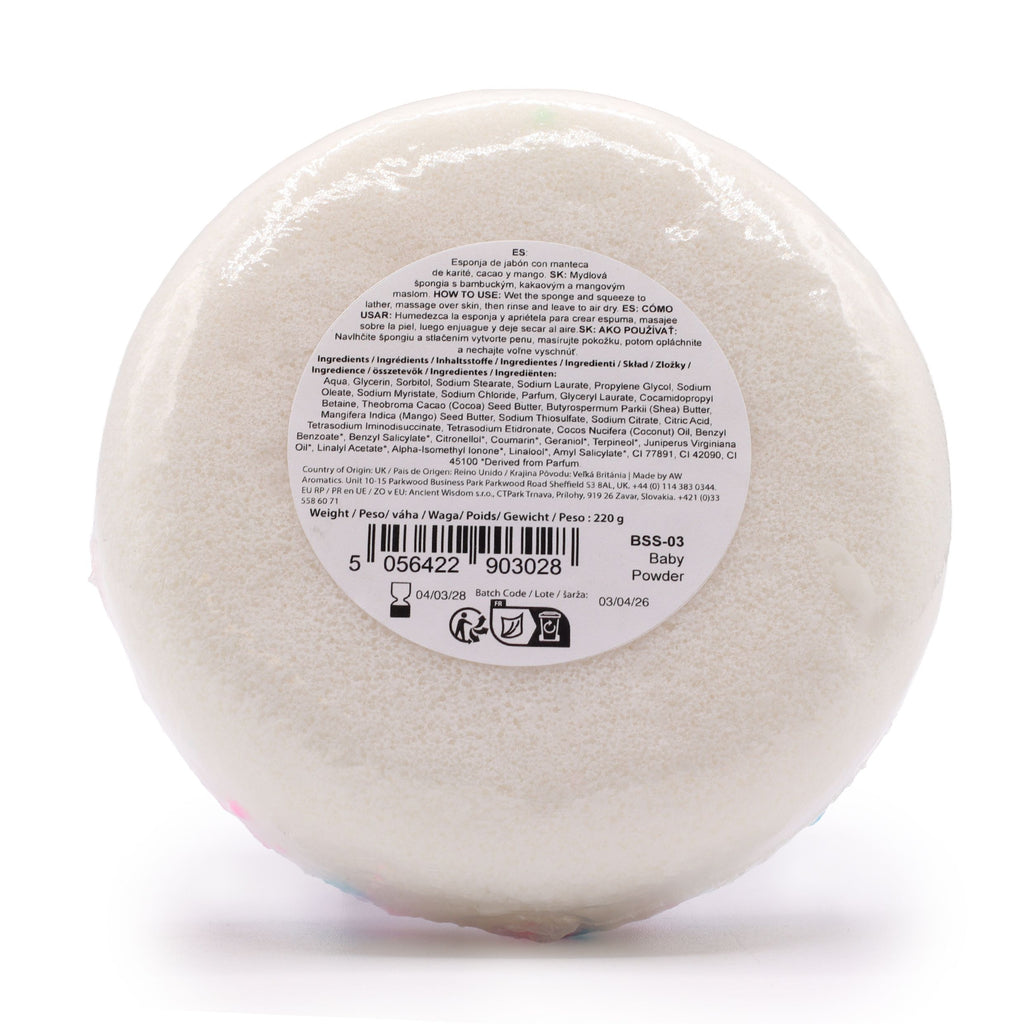 Butter Bubble Soap Sponge - Baby Powder | Velora
